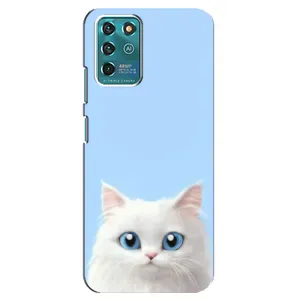 Чехол на тематику: Коты для ZTE Blade V30 Vita (Белый кот)