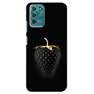 Чохол з зображенням смачної їжі для ZTE Blade V30 Vita (Чорна полуниця)