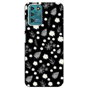 Чехлы с тематикой "ЦВЕТЫ" на ZTE Blade V30 Vita (цветение на чорном)