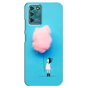 Девчачий Чехол для ZTE Blade V30 Vita (Девочка с тучкой)