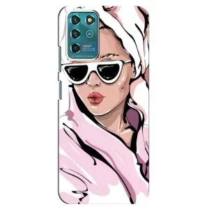 Чохол з картинкою Модні Дівчата ZTE Blade V30 Vita (Дівчина в халаті)