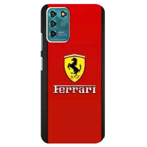 Силіконовий бампер з картинкою машини на ZTE Blade V30 Vita (Ferrari Logo)