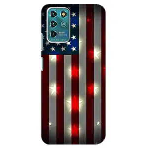 Чехол Флаг USA для ZTE Blade V30 Vita (Флаг США 2)