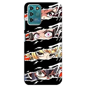 Силиконовые чехлы с глазами Anime для ЗТЕ Блейд В30 Вита (Глаза на чорном)