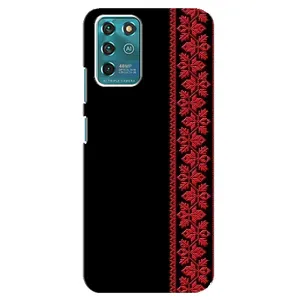Силіконовый Чохол на ZTE Blade V30 Vita (Червона вишиванка)