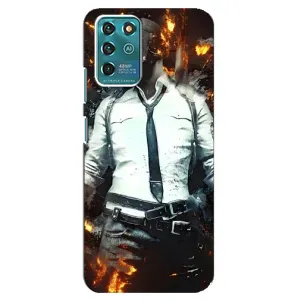 Чохол з картинкою "Герой Pubg" на ZTE Blade V30 Vita (Man Пубг)