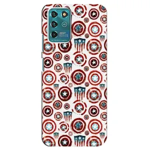 Чохол с Щітом Капітана Америки на ZTE Blade V30 Vita (Марвел щити)