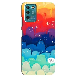 Силиконовый чехол с котиком для ZTE Blade V30 Vita (Mew)