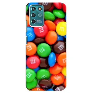 Чохол з зображенням смачної їжі для ZTE Blade V30 Vita (Різнокольорові M&M'S)