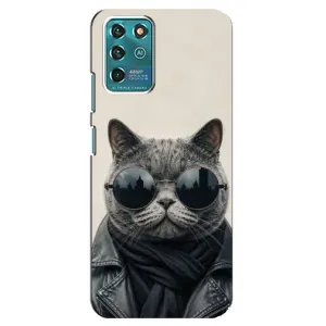 Чехол на тематику: Коты для ZTE Blade V30 Vita (Модный кот)