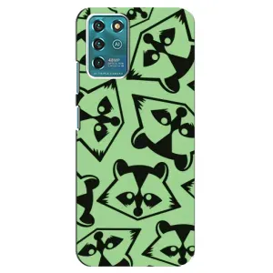 Силиконовый Чехол с Енотами на ZTE Blade V30 Vita (Мордочки Енота)