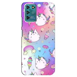Чехол Unicorn на ZTE Blade V30 Vita (Радуга и Единорог)