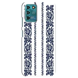 Силіконовый Чохол на ZTE Blade V30 Vita з картинкой Вишиванки (Синя вишиванка)