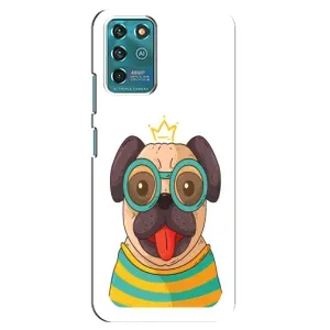 Бампер для ZTE Blade V30 Vita с картинкой "Песики" (Собака Король)