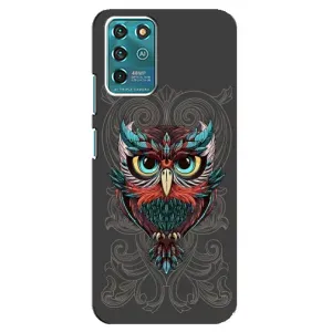 Чехлы с принтом СОВЫ для ZTE Blade V30 Vita (Сова на сером)