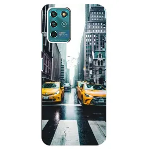 Силиконовый бампер (Работники) на ZTE Blade V30 Vita (Такси)