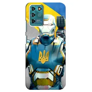 Силиконовый Чехол на ZTE Blade V30 Vita (Я-Украина) (Украинский робокоп)