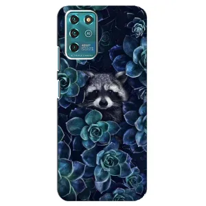 Силиконовый Чехол с Енотами на ZTE Blade V30 Vita (В цветах)