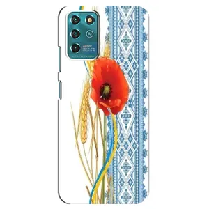 Силіконовый Чохол на ZTE Blade V30 Vita з картинкой Вишиванки (Вишиванка з квіткою)