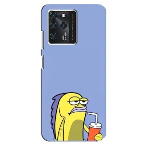 Бампер с принтом Мемы для ZTE Blade V30 (Безразличие)