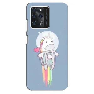 Чохол Unicorn на ZTE Blade V30 (Єдинорог космонавт)