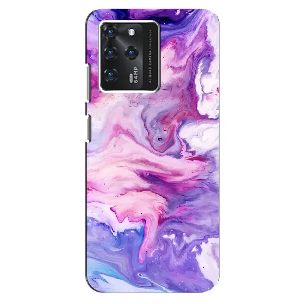 Чехол с рисунком «Фиолетовый мрамор» для ZTE Blade V30 Чехол с рисунком «Фиолетовый мрамор» для ZTE Blade V30