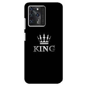 Чехол (Корона на чёрном фоне) для ЗТЕ Блейд В30 (KING)