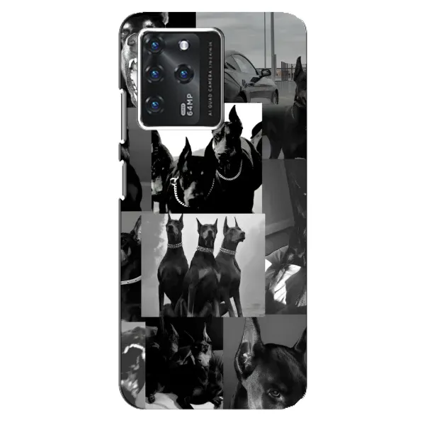 Чохол з малюнком «Колаж Доберман» для ZTE Blade V30 Чохол з малюнком «Колаж Доберман» для ZTE Blade V30