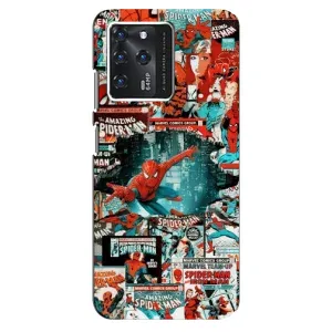 Чехол Супергерой Человека Паука на ZTE Blade V30