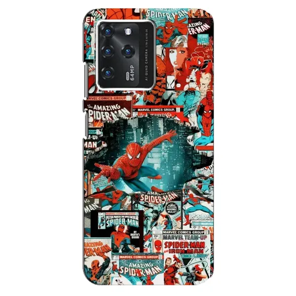 Чехол с рисунком «Комиксы Человек Паук» для ZTE Blade V30 Чехол с рисунком «Комиксы Человек Паук» для ZTE Blade V30