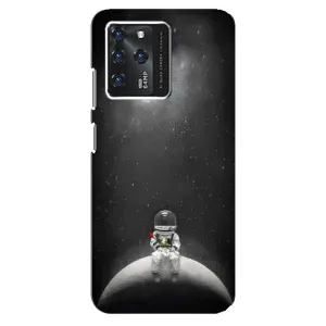 Силіконовый Чохол з принтом "Космонавти" на ZTE Blade V30 (Космонавт романтик)
