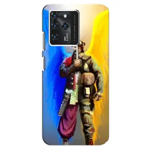 Чохол з картинкою (Патріотичний КОЗАК) на ZTE Blade V30 (КОЗАК з крилами)