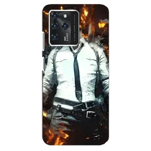 Чохол з картинкою "Герой Pubg" на ZTE Blade V30 (Man Пубг)