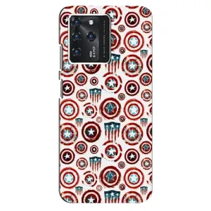 Чохол с Щітом Капітана Америки на ZTE Blade V30 (Марвел щити)