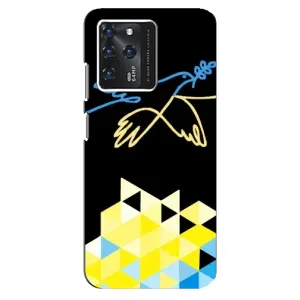 Чехол на ZTE Blade V30 Украинский дизайн (Мир для Украины)