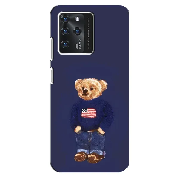 Чехол с рисунком «Мишка USA» для ZTE Blade V30