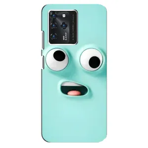 Силиконовые Чехлы (смешные стикеры) для ZTE Blade V30 (Забавное мятное лицо)