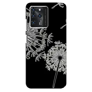 Силиконовый Чехол с одуванчиками на ZTE Blade V30 (Одуванчики)