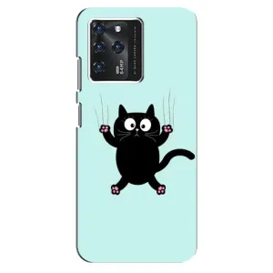Силіконовий чохол з котиком для ZTE Blade V30 (Падаючий кіт)