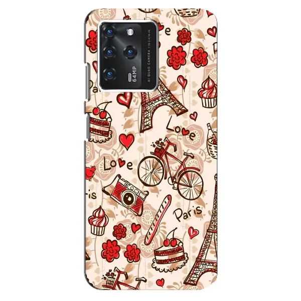 Чехол с рисунком «Париж мечта» для ZTE Blade V30 Чехол с рисунком «Париж мечта» для ZTE Blade V30