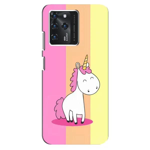 Чехол с рисунком «Радужный Единорог» для ZTE Blade V30