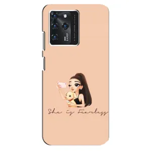 Силіконовый Чохол на ZTE Blade V30 з картинкой Модных девушек (З собакою)