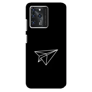 Чохол з картинками на чорному фоні для ZTE Blade V30 (Літак)
