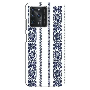 Силіконовый Чохол на ZTE Blade V30 з картинкой Вишиванки (Синя вишиванка)