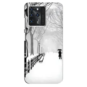 Чехлы на Новый Год ZTE Blade V30 (Снегом замело)