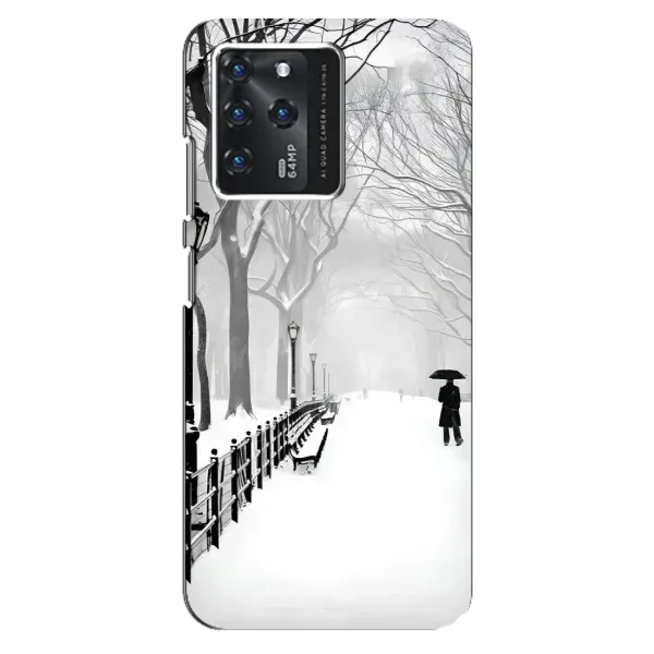 Чехол с рисунком «Снегом замело» для ZTE Blade V30 Чехол с рисунком «Снегом замело» для ZTE Blade V30