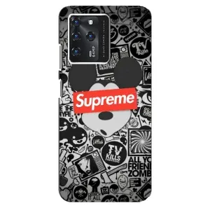 Чехол с Брендами одежды на ЗТЕ Блейд В30 (Supreme Маус)
