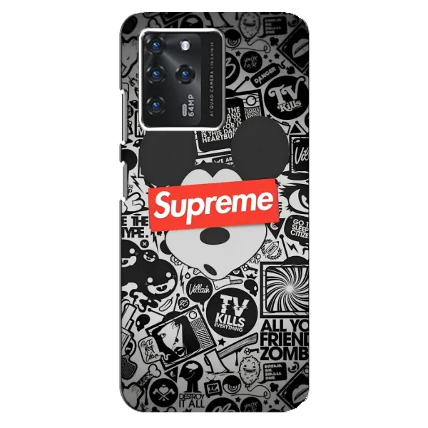 Чехол с рисунком «Supreme Маус» для ZTE Blade V30 Чехол с рисунком «Supreme Маус» для ZTE Blade V30