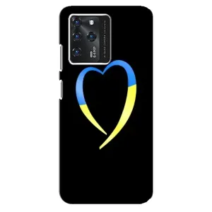 Силиконовый Чехол на ZTE Blade V30 (Я-Украина) (Украинское сердце)