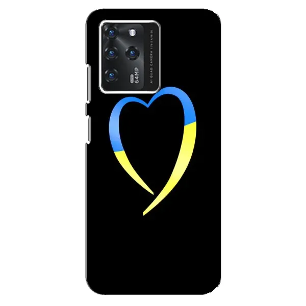 Чехол с рисунком «Украинское сердце» для ZTE Blade V30 Чехол с рисунком «Украинское сердце» для ZTE Blade V30